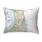 Cape Cod Nauset Beach Map Pillow 16x20 – Noncorded Indoor/Outdoor